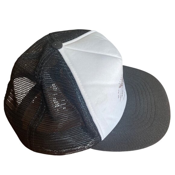 Vintage Black Fly Trucker Hat Black Flies Dont Just Bite They Suck Snapback - Picture 6 of 9